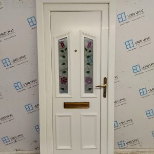 Used White Upvc Front Door 875mm x 2080mm C10D43