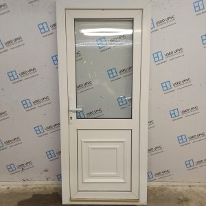 Used White Upvc Back Door 900mm x 2070mm C10D34