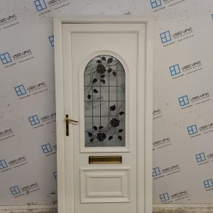 Used White Upvc Front Door 900mm x 2040mm SC2D004