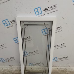 Used White Upvc Window 555mm x 1130mm C2034