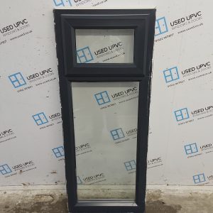 Used Anthracite Grey Upvc Window 590mm x 1490mm C3W032