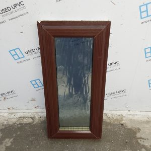 Used Woodgrain Upvc Window 485mm x 1020mm OBSW054