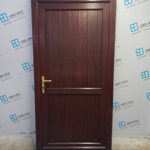 Used Woodgrain Upvc Back Door 995mm x 1990mm C10D16