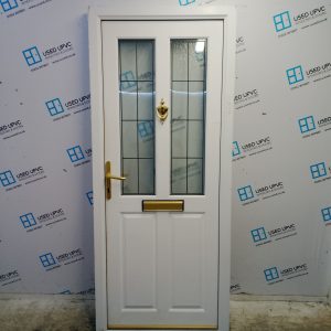 Used White Composite Front Door 855mm x 2020mm 0481