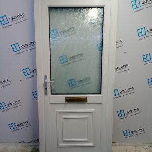 Used White Upvc Front Door 905mm x 2050mm C9D75