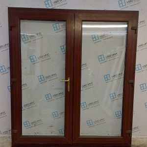 Used Woodgrain Upvc French Doors 1825mm x 2050mm EA10