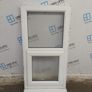 Used White Upvc Window 640mm x 1220mm C4A006