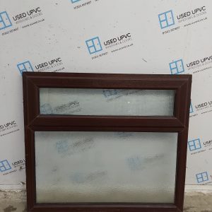 Used Woodgrain Upvc Window 1150mm x 1025mm OBS022