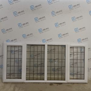Used White Upvc Window 2460mm x 1160mm SC7W36