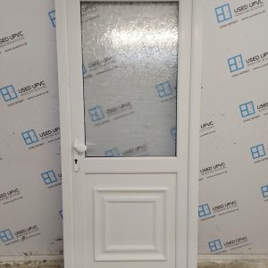 Used White Upvc Back Door 890mm x 2060mm 0363