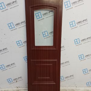 Used Woodgrain Upvc Back Door Panel 596mm x 1797mm x 24mm UDP0029