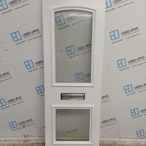 Used White Upvc Front Door Panel 628mm x 1789mm x 24mm 24UFDP016
