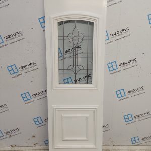 Used White Upvc Back Door Panel 570mm x 1800mm x 24mm UDP0012