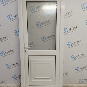 Used White Upvc Back Door 910mm x 2100mm C10D49