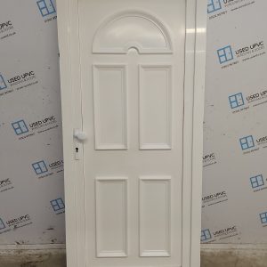 Used White Upvc Back Door 905mm x 2010mm 0363