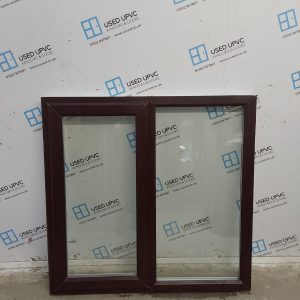 Used Rosewood Upvc Window 1190mm x 1150mm SC5W03