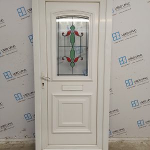 Used White Upvc Front Door 920mm x 2085mm C6001