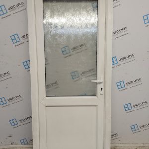Used White Upvc Back Door 900mm x 2070mm 0567