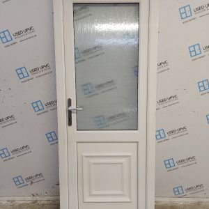 Used White Upvc Back Door 830mm x 2070mm 0233
