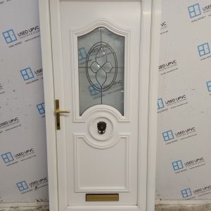 Used White Upvc Front Door 940mm x 2060mm C1UD38