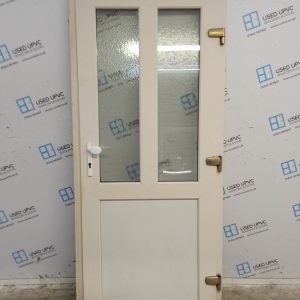 Used Cream Upvc Back Door (Outwards Opening) 905mm x 2070mm C1UD50