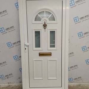 Used White Upvc Front Door 950mm x 2045mm C9D01