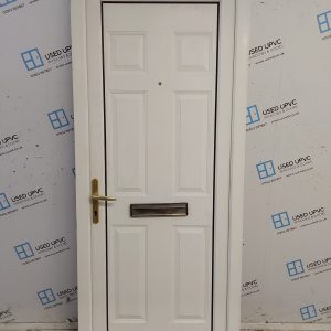 Used White Upvc Front Door 870mm x 2075mm SC2D052