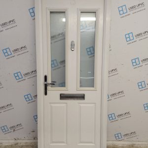 Used White Composite Front Door 855mm x 2040mm UD20