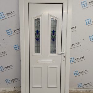 Used White Upvc Front Door 925mm x 2025mm SC828