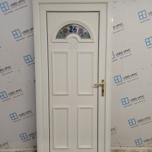 Used White Upvc Back Door 915mm x 2040mm SC829