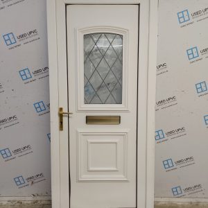 Used White Upvc Front Door 910mm x 2090mm SC830