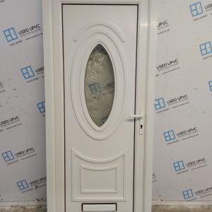 Used White Upvc Front Door 890mm x 2030mm SC811