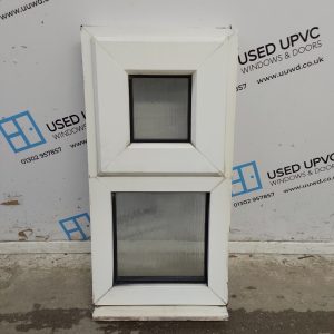 Used White Upvc Window 330mm x 675mm W0429