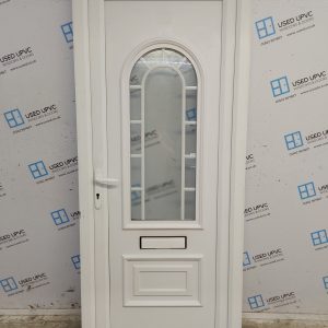 Used White Upvc Front Door 905mm x 2120mm C8D56