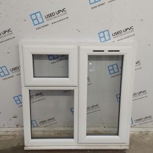 Used White Upvc Window 1010mm x 1020mm C3B32