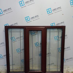Used Woodgrain Upvc Window 1335mm x 1150mm OBS070