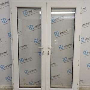 Used White Upvc French Doors 1500mm x 2055mm EA31
