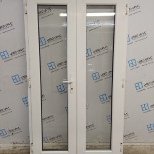 Used White Upvc French Doors 1190mm x 2055mm EA19