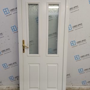 Used White Upvc Back Door 900mm x 2000mm C8D52