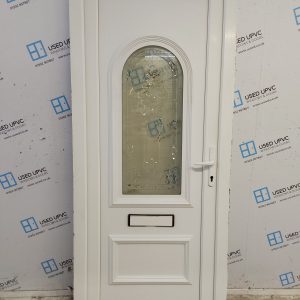 Used White Upvc Front Door 900mm x 2075mm C8D46