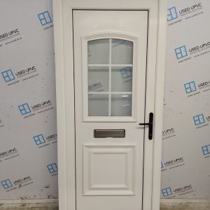 Used White Upvc Front Door 905mm x 2030mm SC823