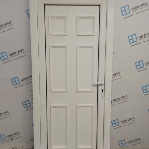Used White Upvc Back Door 890mm x 2045mm SC2D053
