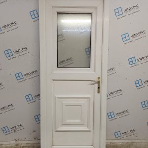 Used White Upvc Stable Door 825mm x 2040mm C10D49