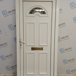 Used White Upvc Front Door 930mm x 2050mm 0406