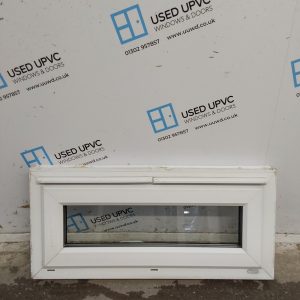 Used White Upvc Window 890mm x 410mm (Reduce To 395mm) NWS2023