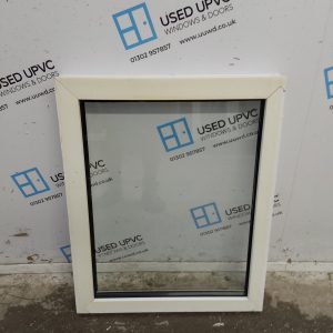 Used White Upvc Window 615mm x 765mm NWS2027