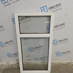 Used White Upvc Window 605mm x 1180mm C2133