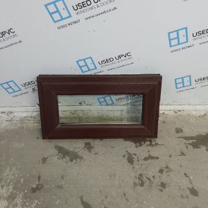 Used Woodgrain Upvc Window 705mm x 390mm W0189