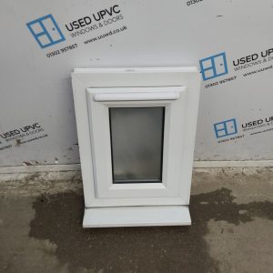 Used White Upvc Window 450mm x 610mm W0245