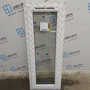 Brand New White Upvc Window (Triple Glazed) 495mm x 1305mm (Reduce to 1290mm) USW101